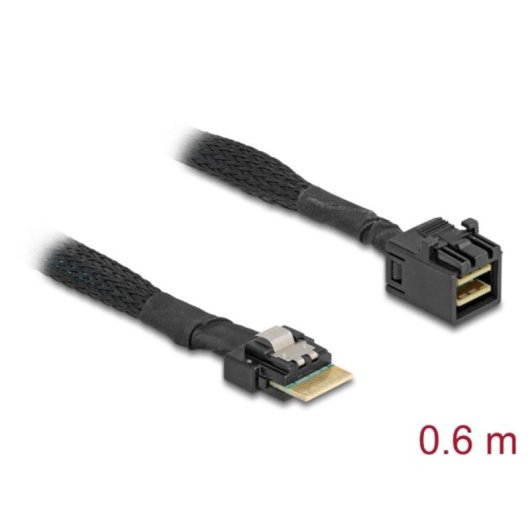Cable Delock Mini SAS HD SFF-8643 a Slim SAS SFF-8654 4i 0,6 m