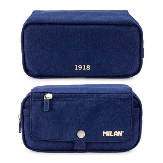 Milan 1918 - Dreifacher Etui mit vier Reißverschlüssen