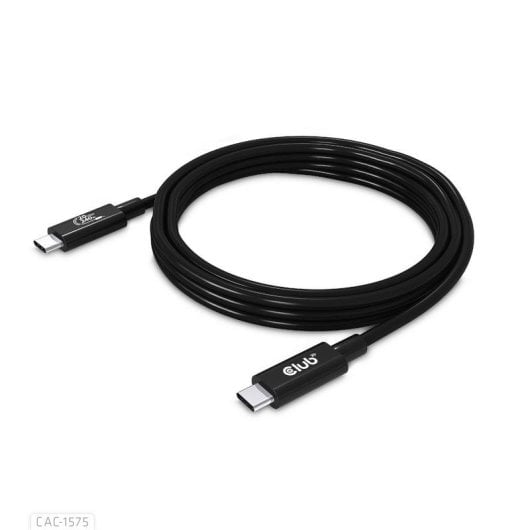 Cable USB-C Club 3D CAC-1575 2 m USB4 Gen 2x2 20 Gbit/s Negro