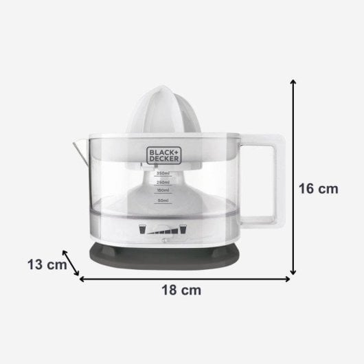 Exprimidor Black & Decker Bxcj25e Transparente 350 ml 25W