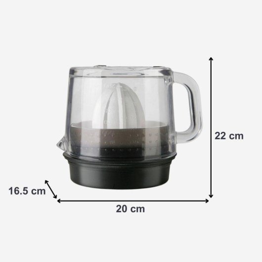 Exprimidor Black & Decker Automático 30W Jarra 1L Doble Giro Pulpa Ajustable