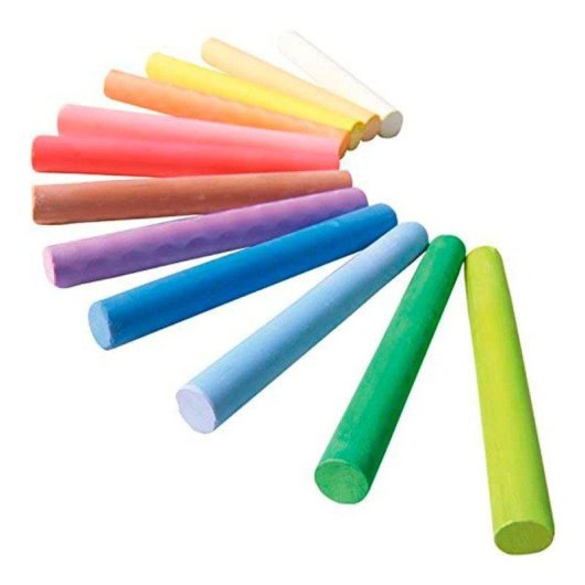 Tizas Anti-polvo Liderpapel Caja de 10 Unidades Colores Surtidos