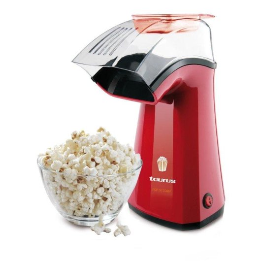 Palomitero Taurus Pop'n'corn 1100W Rojo