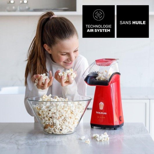 Palomitero Taurus Pop'n'corn 1100W Rojo