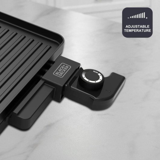 Plancha y Grill de Mesa Black+Decker BXGB2200E 2200W 49x27cm Antiadherente