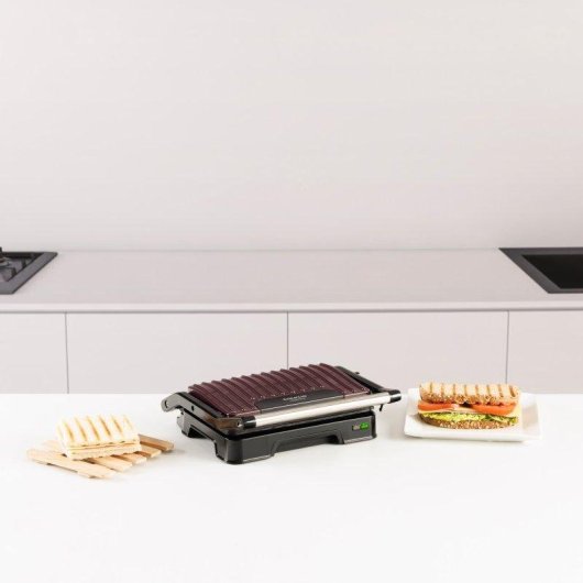Parrilla Eléctrica Taurus Toast&co 1000W Apertura 180º Antiadherente