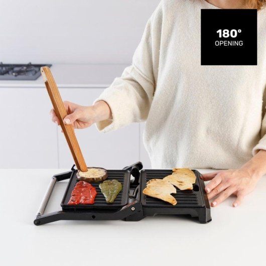 Parrilla Eléctrica Taurus Mygrill Legend 1000W Apertura 180º