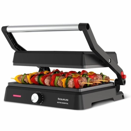 Grill y Plancha Taurus Essential 2600W 2 en 1 Stair System 29x23 cm
