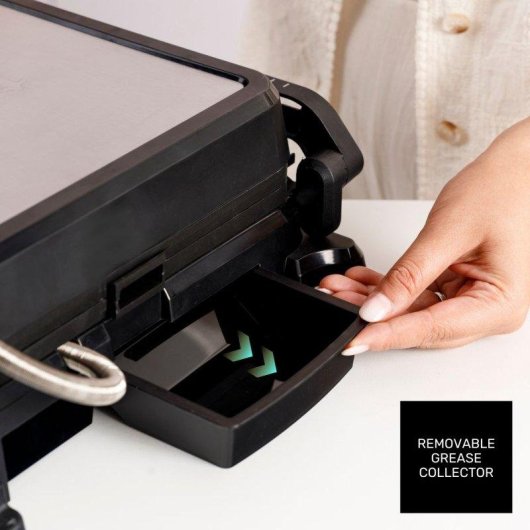 Grill y Plancha Taurus Essential 2600W 2 en 1 Stair System 29x23 cm