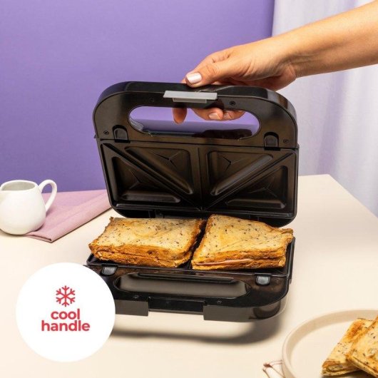 Sandwichera Solac Buon Piatti 3 en 1 750W Placas Intercambiables Antiadherente