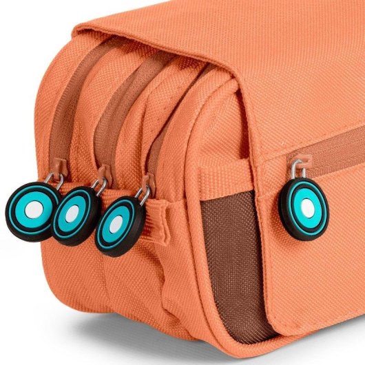 Estuche Portatodo Triple Grafoplás Bits and Bobs Coral