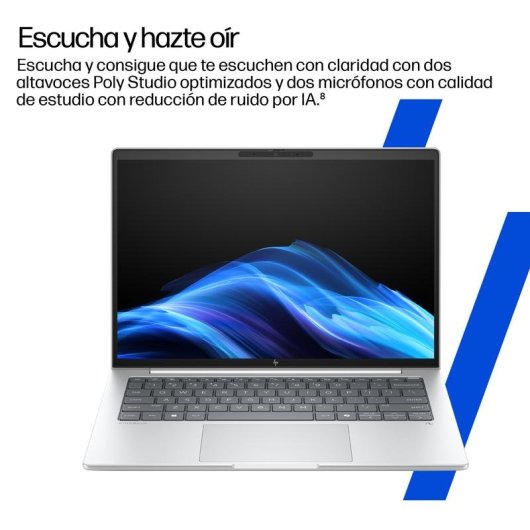 Portátil HP EliteBook 8 G1i 14" Intel Core Ultra 5 236V 16GB 512GB SSD Intel Arc Graphics Windows 11 Pro