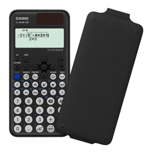 Calculadora científica Casio FX-85DE CW Bolsillo 12 dígitos Solar/Batería Negro