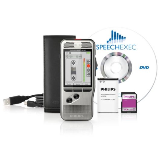 Dictaphone Philips DPM 7200 32 Go 2.4" USB MicroUSB Lithium-ion