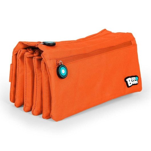 Estuche Portatodo Cuádruple Grafoplás Bits and Bobs Naranja