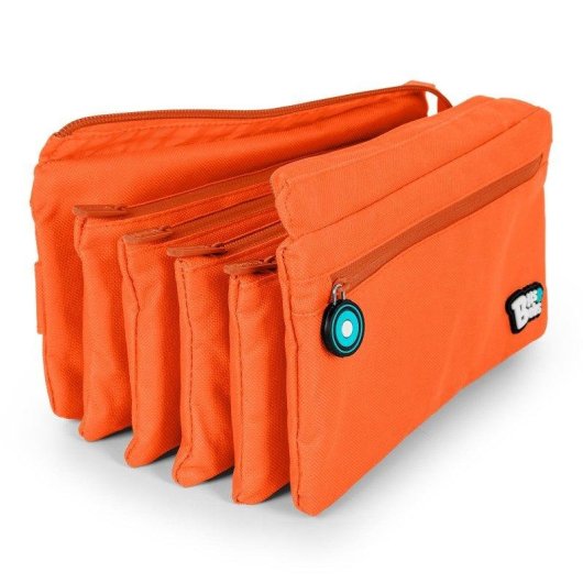 Estuche Portatodo Cuádruple Grafoplás Bits and Bobs Naranja