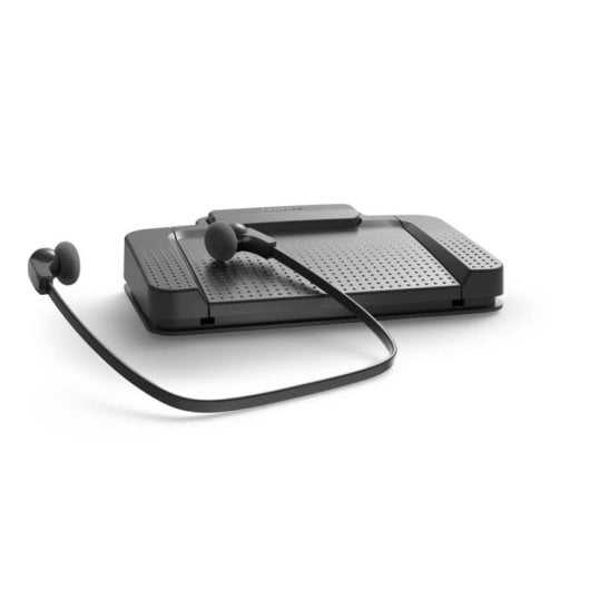 Grabadora de voz Philips DPM6700/03 con pedal de control y auriculares estéreo
