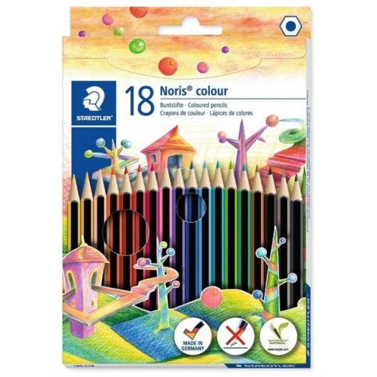 Staedtler - Scatola con 18 Matite Colorate Ecologiche