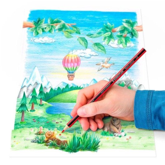 Staedtler - Scatola con 18 Matite Colorate Ecologiche