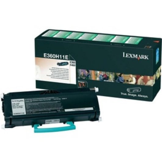 Cartucho Toner Lexmark E360H11E Preto 9.000 páginas