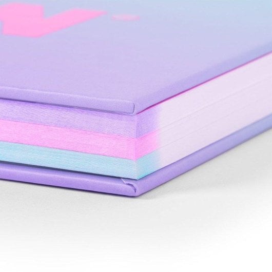 Cuadernos A4 Milan Sunset Pack 3 Unidades Espiral Tapa Dura Lila