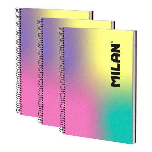 Quaderno Milan Sunset A4 3-pack Rigido