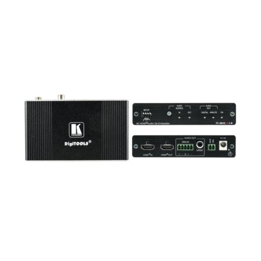 Convertitore Audio Kramer FC-46H2 HDMI a S/PDIF Mini-USB Alluminio