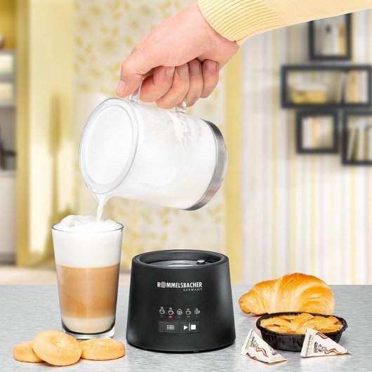 Calentador/Espumador de Leche Automático Rommelsbacher MS 625 Negro 600W