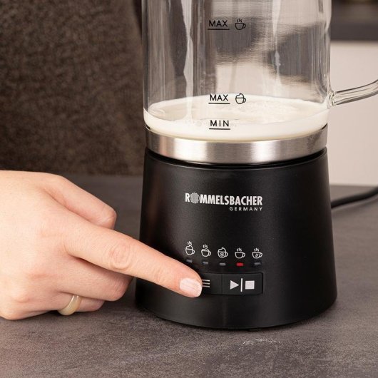 Calentador/Espumador de Leche Automático Rommelsbacher MS 625 Negro 600W