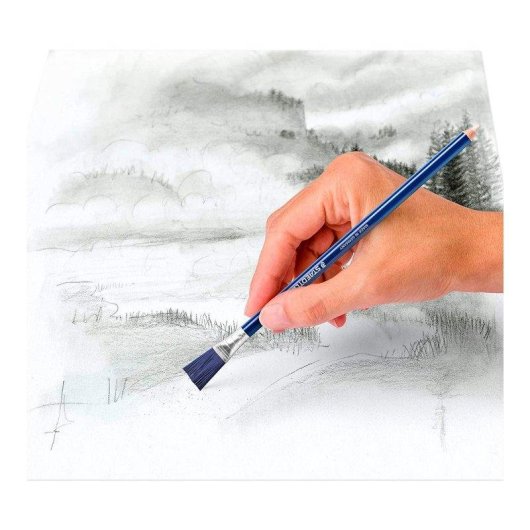 Lápiz de borrar Staedtler Design Journey con cepillo incluido