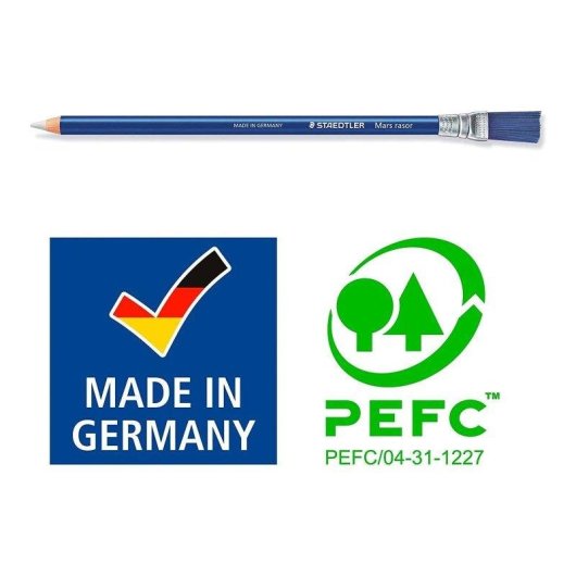 Lápiz de borrar Staedtler Design Journey con cepillo incluido