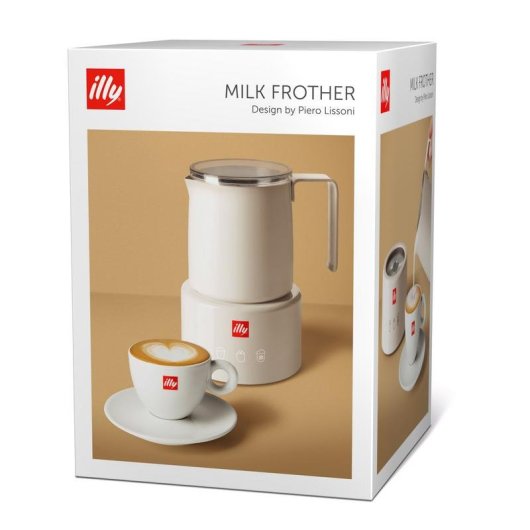 Calentador/espumador de leche automático Illy 22984 Blanco Acero inoxidable 250 ml