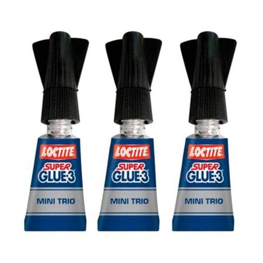 Colla istantanea Loctite Super Glue-3 Mini Trio - Lotto di 3 monodosi