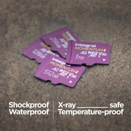 Carte microSD Integral Momentum I 1 To UHS-I 210 Mo/s V30 A2