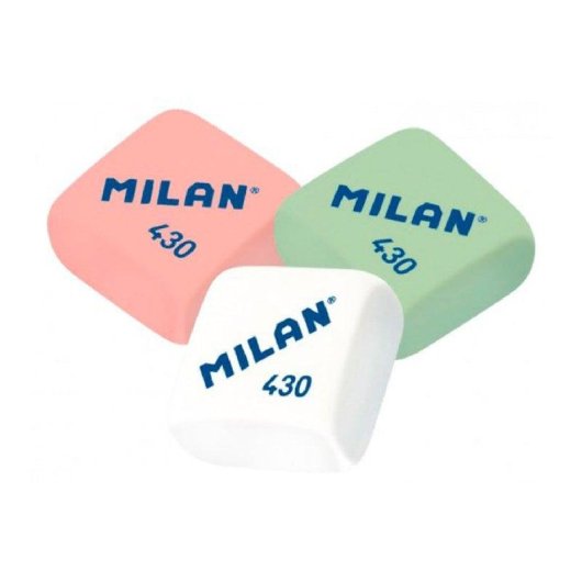 Goma de Borrar Milan 430 Miga de Pan Caucho Sintético