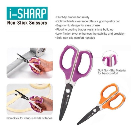 Forbici SDI I-sharp Non-stick Viola 17.5 cm