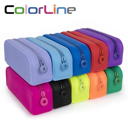 Borsa Scolare Rettangolare in Silicone Colorline Tocco Morbido