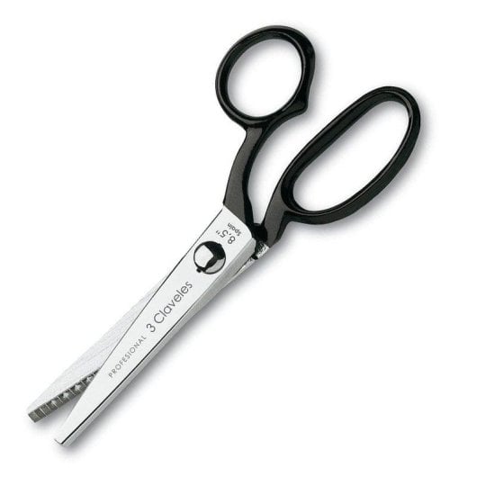 Forbici Multiuso Professionali 3 Claveles Tipo Sarto Zig-Zag 21.5cm