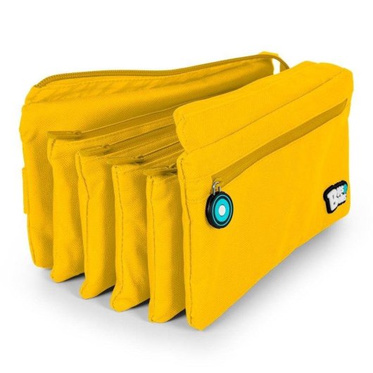 Estuche Portatodo Cuádruple Grafoplás Bits and Bobs Amarillo