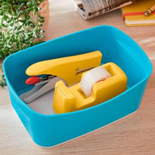 Dispensador de Cinta Adhesiva Leitz Cosy Amarillo Sobremesa