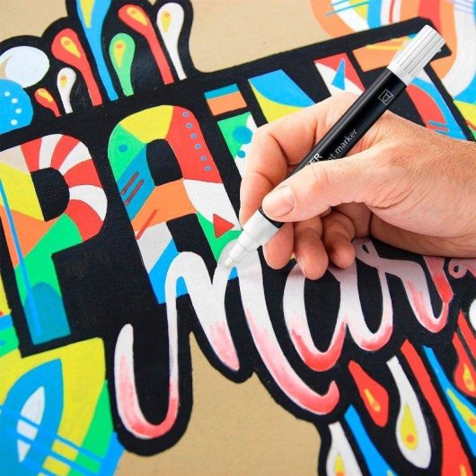 Marcador de pintura Staedtler Lumocolor 2,4 mm, conjunto de 4 unidades