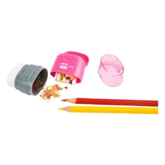 Affilamatite Plastico 2 Usi Liderpapel con Gomma