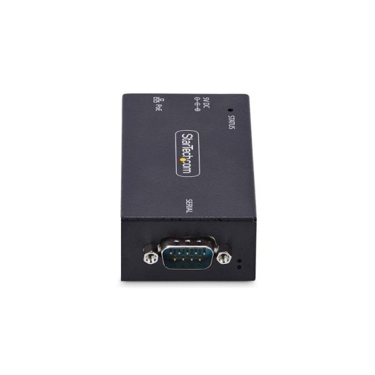 Convertidor Serie a Ethernet StarTech 1 Puerto PoE RJ45 LAN a DB9 RS232