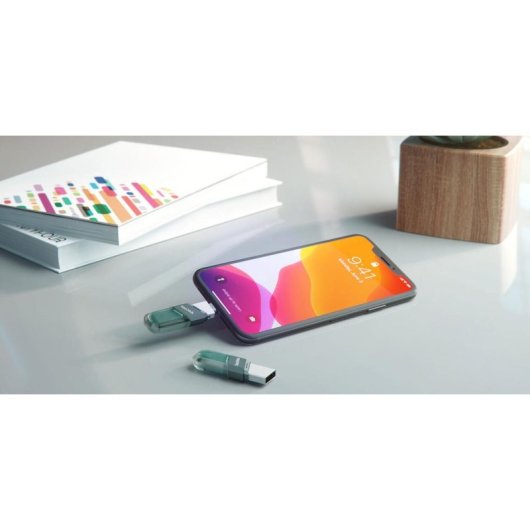 Unità Flash USB SanDisk iXpand Flip 256 GB USB-A Lightning Grigio Argento