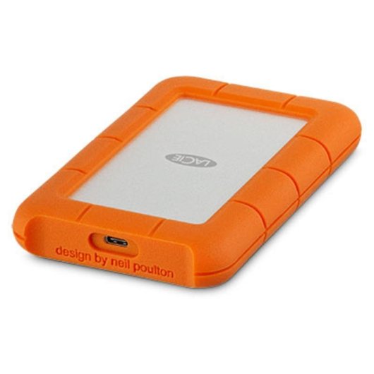 Disco Duro LaCie Rugged USB-C 1 TB HDD 5400rpm USB 3.0 + Protección avanzada