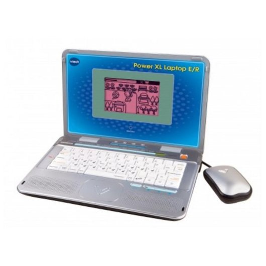 Portatile Educativo VTech Power XL Laptop E/R Argento 7-9 anni