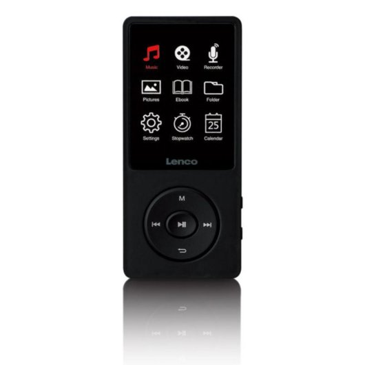 Lettore MP3 Lenco Xemio-669BK 8 GB LCD Nero