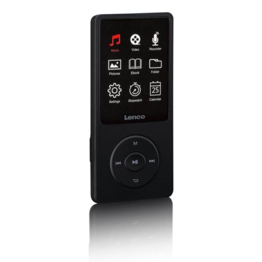 Lettore MP3 Lenco Xemio-669BK 8 GB LCD Nero
