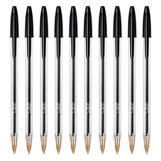 Bic Cristal Original Penna Tinta Olio Nera Scatola 50