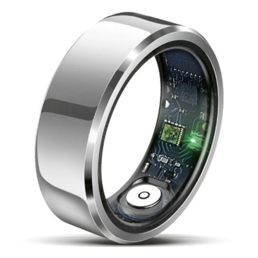 Intelligenter Ring Felixx SR6 Größe 11 Bluetooth 5.1 IP68 Laufzeit 5 Tage Android/iOS Silber
